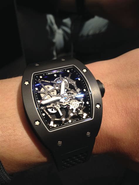 black richard mille watch|Richard Mille nadal watch price.